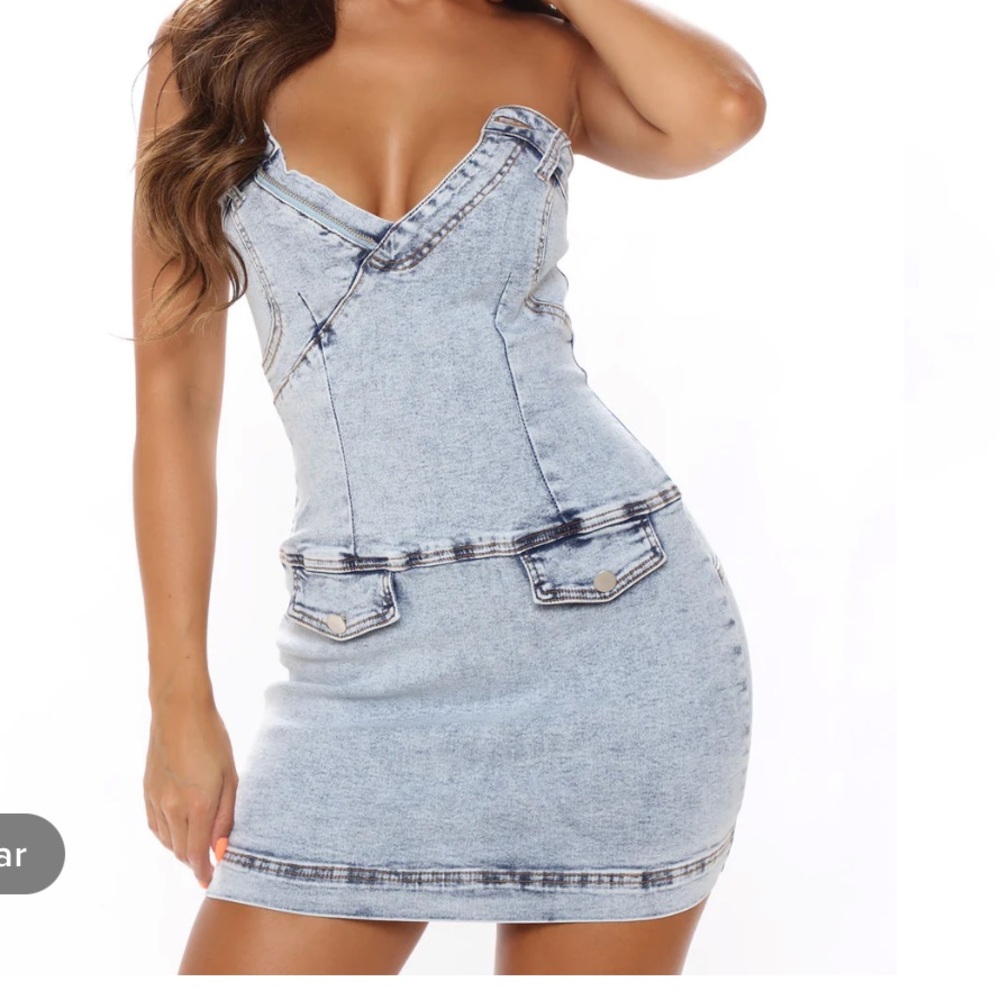 Denim dress